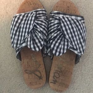 Sam Edelman Gingham Slides